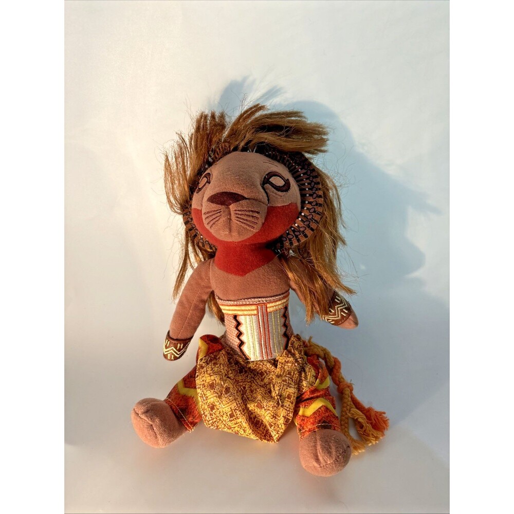 Lion King The Broadway Musical Plush Simba Doll 10" Authentic Disney Store